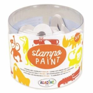 Gumová malovací razítka Aladine - Safari