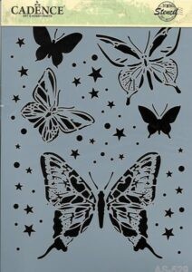 Plastová šablona Cadence - Motýlci ve hvězdách