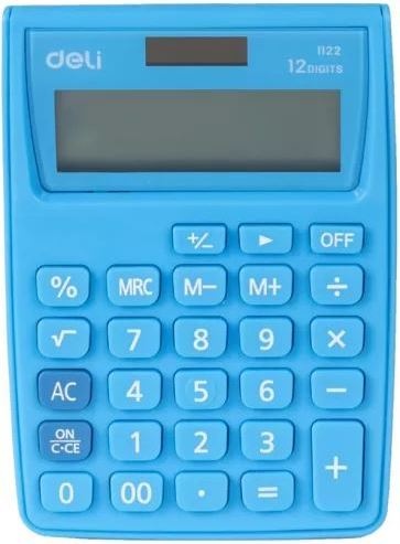Kalkulačka DELI E1122 - modrá