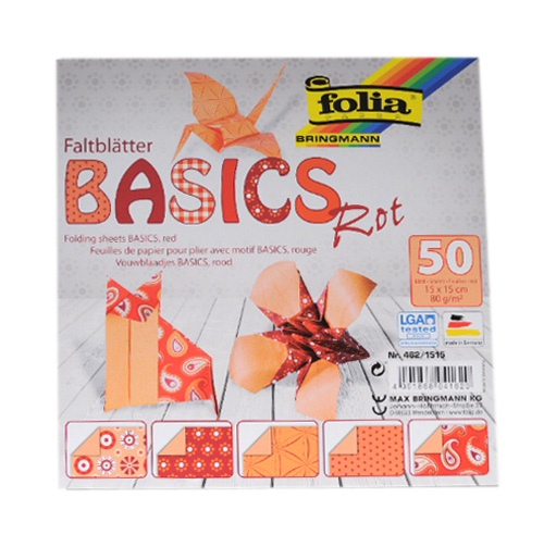 Origami papír Basics 80 g/m2 - 20 × 20 cm