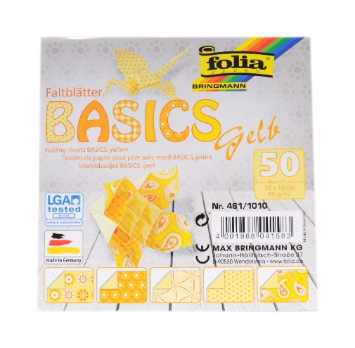 Origami papír Basics 80 g/m2 - 20 × 20 cm