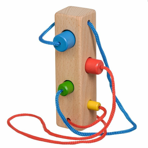 Barevné kolíky - dřevěná hračka