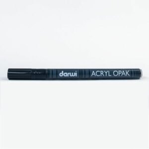 DARWI Akrylová fixa - tenká - 3 ml/1 mm - černá