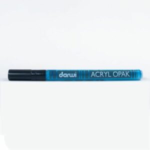 DARWI Akrylová fixa - tenká - 3 ml/1 mm - světle modrá
