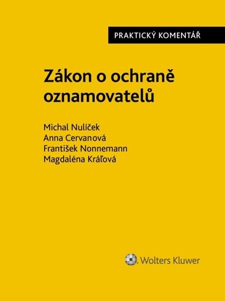 Zákon o ochraně oznamovatelů - Michal Nulíček