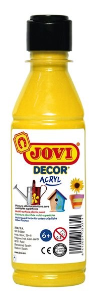 Akrylová barva DECOR AKRYL 250 ml - žlutá