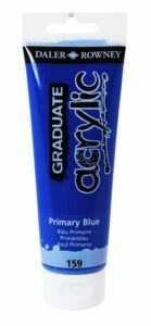 Graduate akrylová barva 120 ml - Primární modrá
