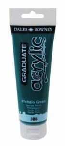 Graduate akrylová barva 120 ml - Phthalo zelená