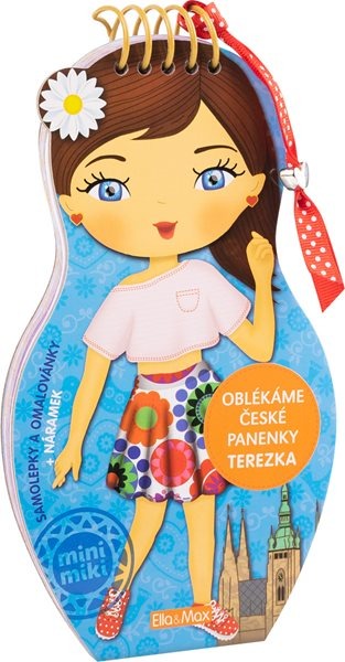 Oblékáme české panenky TEREZKA – omalovánky - Ema Potužníková