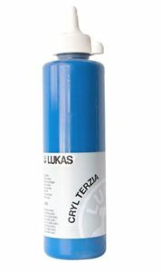 Akrylová barva LUKAS "Cryl Terzia" 500 ml - primární modrá