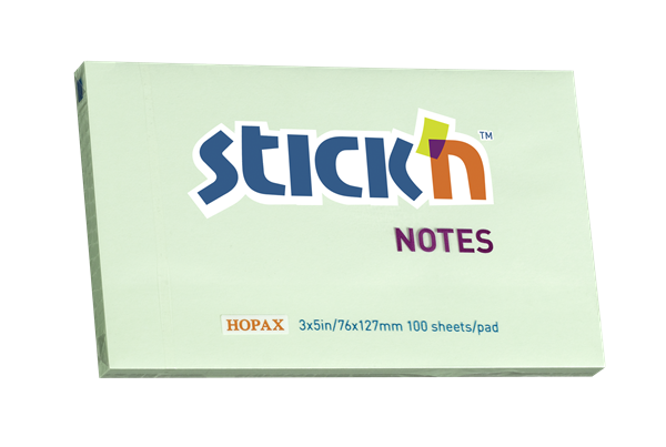 Samolepicí bloček Stick'n 76 × 127 mm
