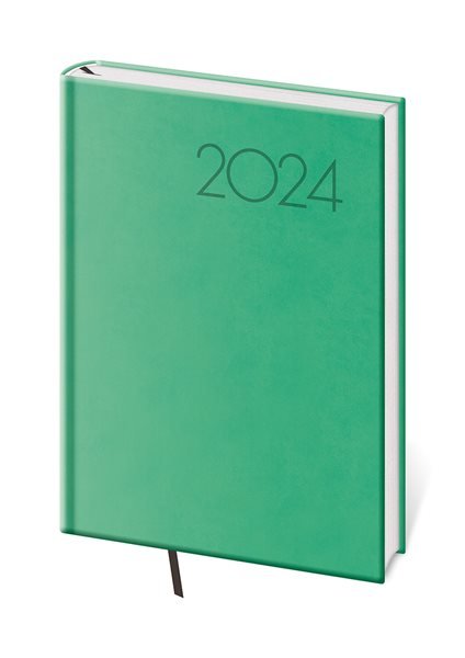 Diář 2024 denní A5 Print Pop - světle zelená