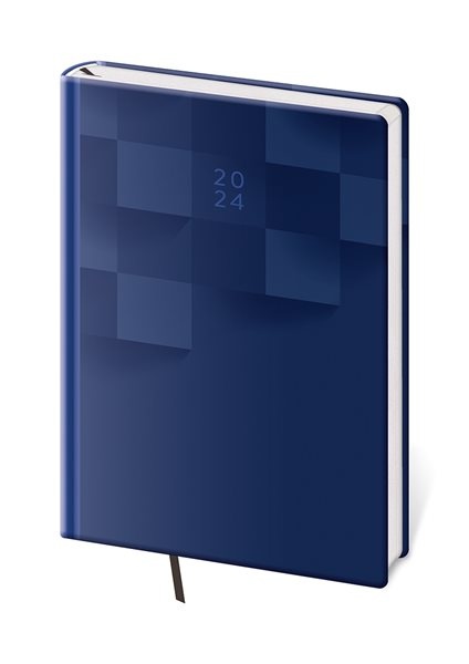Diář 2024 denní A5 Vario - blue design