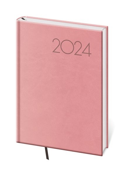Diář 2024 týdenní A5 Print Pop - růžová