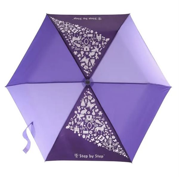 Dětský skládací deštník Step by Step - fialový