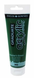 Graduate akrylová barva 120 ml - HOOKERS zelená