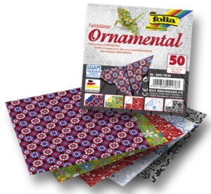 Origami papír Ornamental 80 g/m2 - 10 × 10 cm