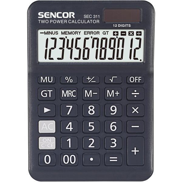 Kalkulačka Sencor SEC 311 - černá