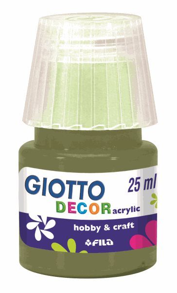 Akrylová barva Giotto Decor matt 25 ml - olivová