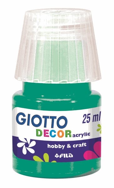 Akrylová barva Giotto Decor matt 25 ml - smaragdově zelená