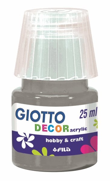 Akrylová barva Giotto Decor matt 25 ml - stříbrná