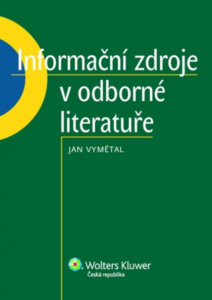 Informační zdroje v odborné literatuře - Jan Vymětal