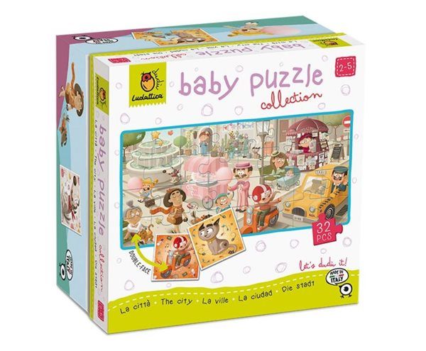 Město dětské puzzle 32 dílků