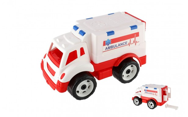 Auto ambulance na volný chod