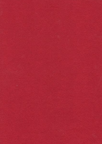 Dekorační filc A4 - červený (1 ks)