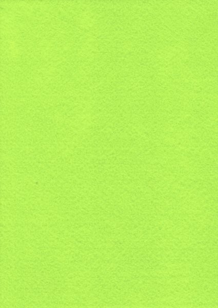 Dekorační filc A4 - fluo-žlutozelený (1 ks)