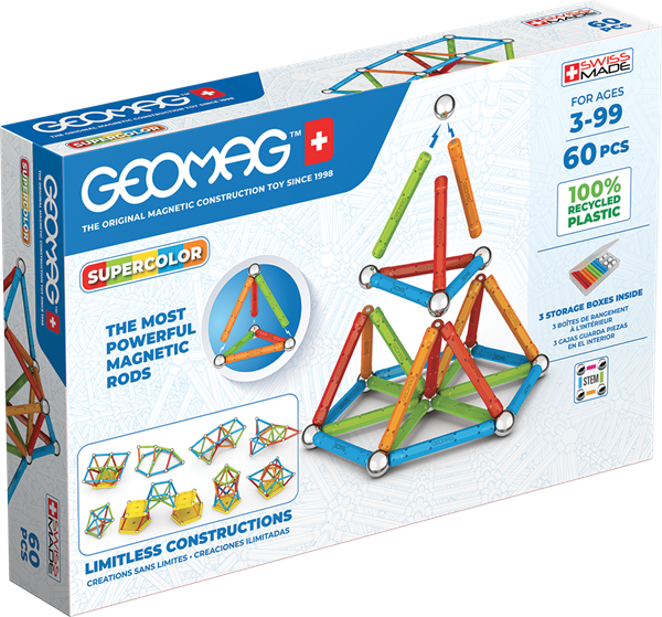Geomag Supercolor Recycled 60 ks