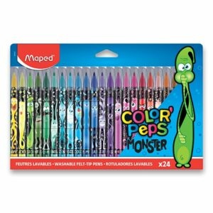 Fixy dětské MAPED Color'Peps Monster - 24 barev