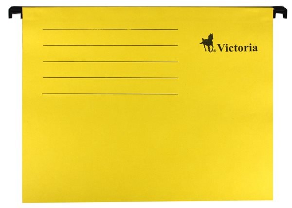 Victoria Závěsné zakládací desky A4 - žluté