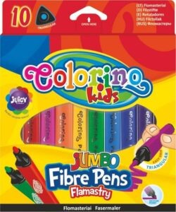 Fixy Colorino JUMBO trojhranné - 10 barev