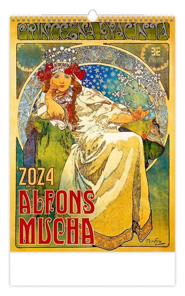 Kalendář nástěnný 2024 Exclusive Edition - Alfons Mucha