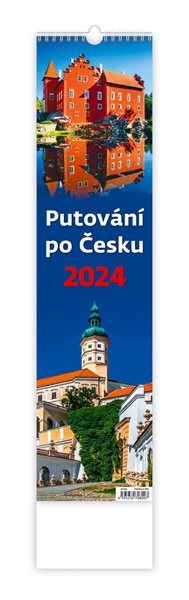 Kalendář nástěnný 2024 vázanka - Putování po Česku