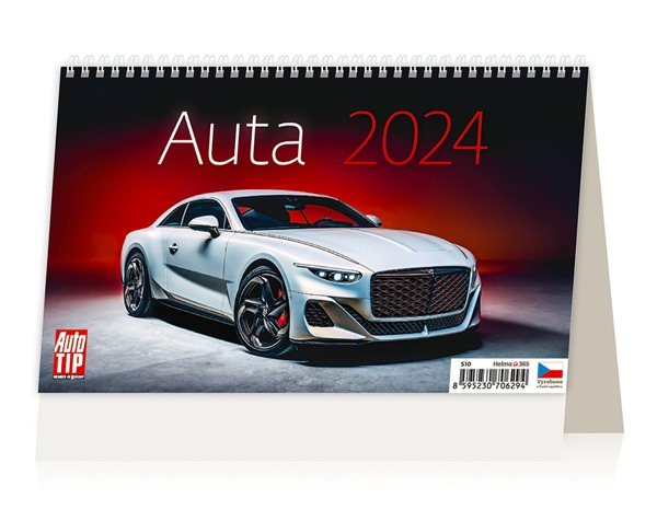 Kalendář stolní 2024 - Auta