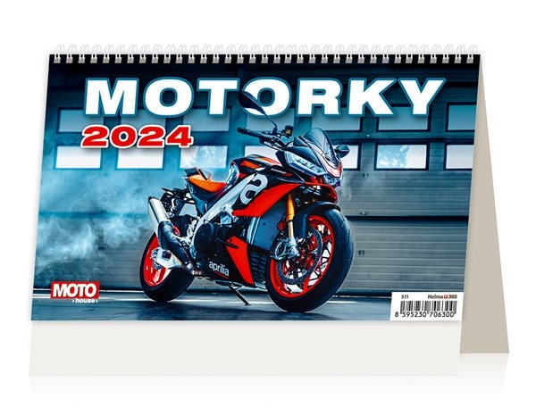 Kalendář stolní 2024 - Motorky ČR/SR