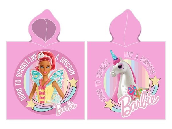 Dětské pončo - Barbie a kouzelný jednorožec