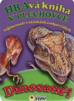 Hravá kniha v plechovce Dinosauři