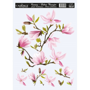 Nažehlovací obrázek na textil Cadence - magnolie