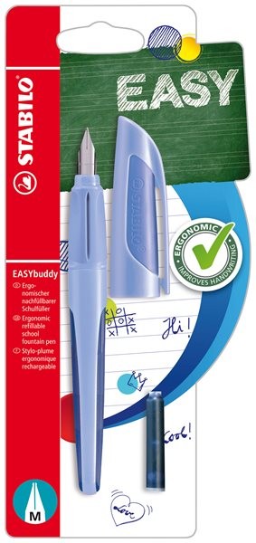 STABILO EASYbuddy Pastel Ergonomické školní plnicí pero - obláčkově modrá
