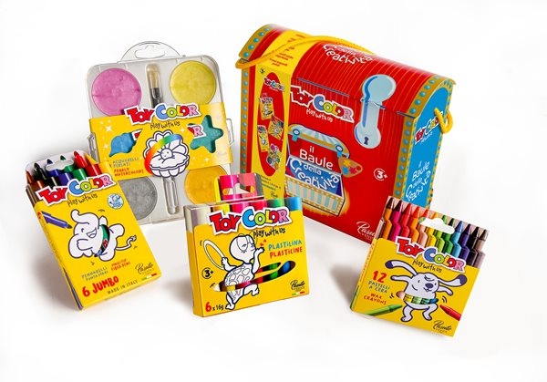 Kreativní truhla Toy Color - JUMBO třpytivé vodové barvy