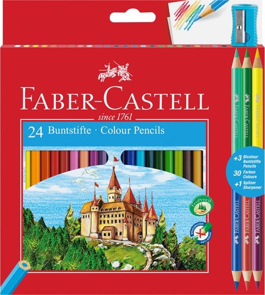 Pastelky Faber-Castell šestihranné