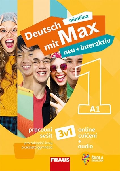 Deutsch mit Max neu + interaktiv 1 - barevný pracovní sešit (3v1) - Jana Tvrzníková