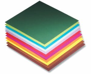 Origami papír barevný 70 g/m2 - 10 × 10 cm