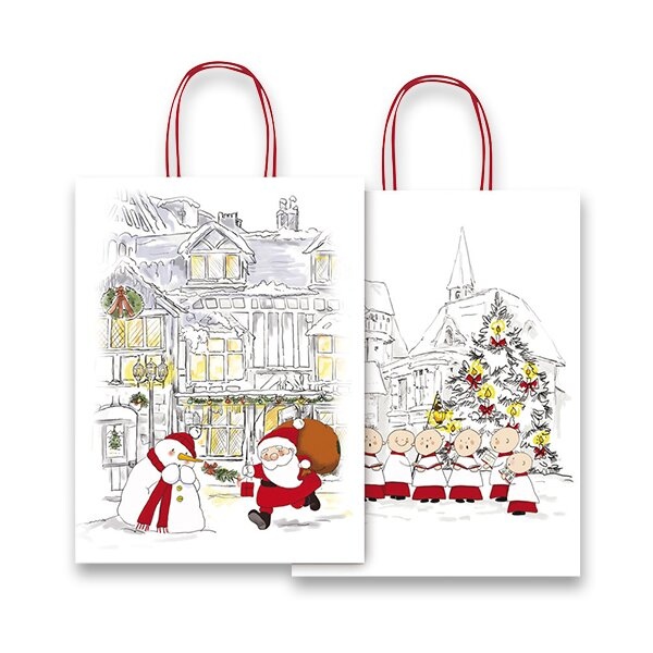 Vánoční dárková taška Fantasia Fair 26 × 34