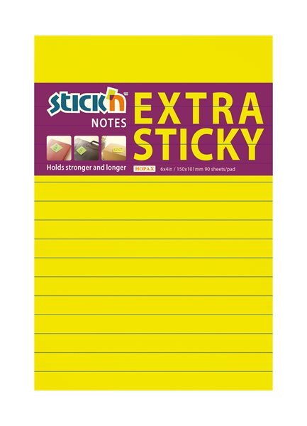 Samolepicí blok Stick'n Extra Sticky 150 × 101 mm