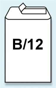 Bublinková obálka samolepicí s páskou "B" 120 × 215 mm