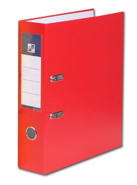 Karton PP Pákový pořadač plastový A4 PP 7 cm - červený
